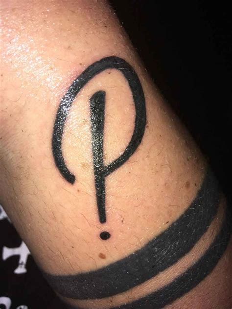 P tattoo